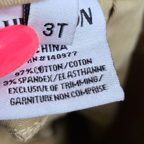 Hudson Jeans Kids Tan Khaki Skinny Jegging Casual Pant Toddler Girl 3T Stretch - Picture 7 of 8